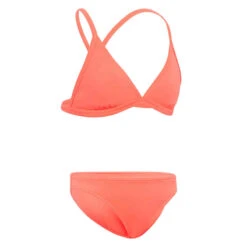 Maillot De Bain 2 Pièces Fille TAMARA 100 Corail