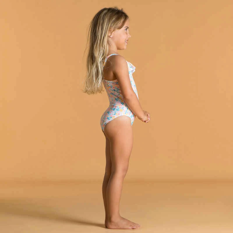 Maillot De Bain Bébé Fille Une Pièce Imprimé Avec Des Volants 3 Maillot De Bain Bébé Fille Une Pièce Imprimé Avec Des Volants – Image 3