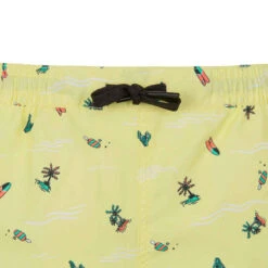 Short De Bain 100 Jaune -Magasin De Vêtements De Sport maillot de bain boardshort garcon 100 kid turquoise 2