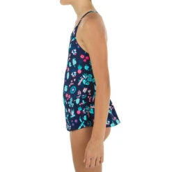 Maillot De Bain De Natation 1 Pièce Jupette Lila All Omi Marine -Magasin De Vêtements De Sport maillot de bain de natation 1 piece jupette lila all oto turquoise 2