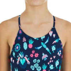 Maillot De Bain De Natation 1 Pièce Jupette Lila All Omi Marine -Magasin De Vêtements De Sport maillot de bain de natation 1 piece jupette lila all oto turquoise 4