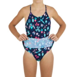 Maillot De Bain De Natation 1 Pièce Jupette Lila All Omi Marine -Magasin De Vêtements De Sport maillot de bain de natation 1 piece jupette lila all oto turquoise 5