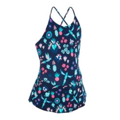 Maillot De Bain De Natation 1 Pièce Jupette Lila All Omi Marine -Magasin De Vêtements De Sport maillot de bain de natation 1 piece jupette lila all oto turquoise 6