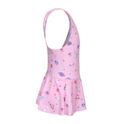 Maillot De Bain De Natation Fille 1 Pièce Vega Jupette Imprimé Rose -Magasin De Vêtements De Sport maillot de bain de natation fille 1 piece vega jupette rose 2