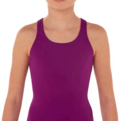 Maillot De Bain De Natation 1 Pièce Fille Leony Violet -Magasin De Vêtements De Sport maillot de bain de natation une piece fille leony violet 3
