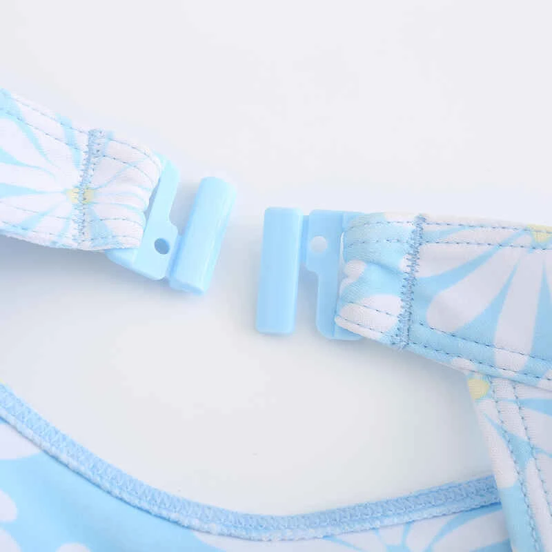 Maillot De Bain Jupe Une Pièce Pour Fille - CN 1P MINI AMBER DAISIES BLEU 4 Maillot De Bain Jupe Une Pièce Pour Fille - CN 1P MINI AMBER DAISIES BLEU – Image 4