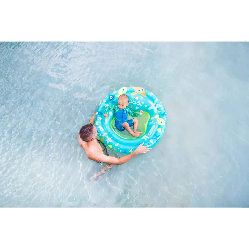 Maillot De Bain Shorty Swim Bébé Manches Longues Imprimé Bleu 2 Maillot De Bain Shorty Swim Bébé Manches Longues Imprimé Bleu – Image 2