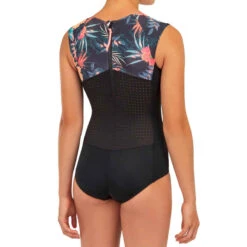 Maillot De Bain 1 Pièce NOIR ROUGE MANLY 900 8 Maillot De Bain 1 Pièce NOIR ROUGE MANLY 900 -Magasin De Vêtements De Sport maillot de bain surf fille noir rouge manly 900 2