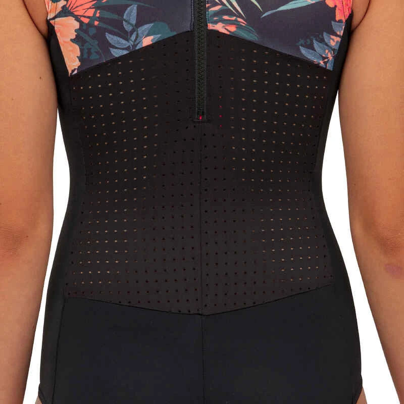 Maillot De Bain 1 Pièce NOIR ROUGE MANLY 900 6 Maillot De Bain 1 Pièce NOIR ROUGE MANLY 900 – Image 6