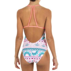Maillot De Bain 1 Pièce Rose HIMAE GIRL500 PAGI 9 Maillot De Bain 1 Pièce Rose HIMAE GIRL500 PAGI -Magasin De Vêtements De Sport maillot de bain surf fille vert himae 500 2