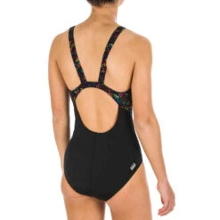 Maillot De Bain Une Pièce De Natation Fille Kamiye Print Fire Noir / Jaune 9 Maillot De Bain Une Pièce De Natation Fille Kamiye Print Fire Noir / Jaune -Magasin De Vêtements De Sport maillot de bain une piece de natation fille kamiye print fire noir slash jaune 2
