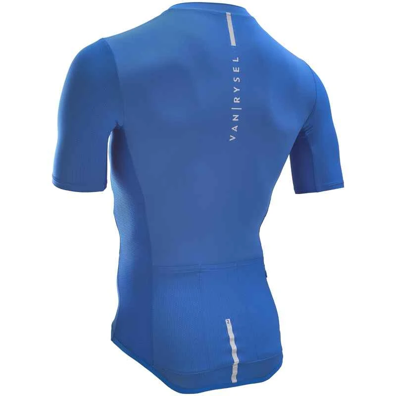 Maillot Vélo Route Manches Courtes été Homme - NEO-RACER Bleu Electrique 2 Maillot Vélo Route Manches Courtes été Homme - NEO-RACER Bleu Electrique – Image 2