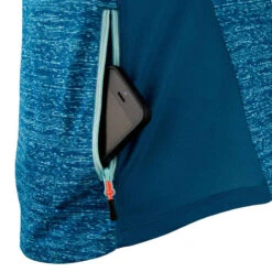 Rockrider MAILLOT MANCHES COURTES VELO VTT ST 100 FEMME TURQUOISE -Magasin De Vêtements De Sport maillot manches courtes vtt st 100 femme turquoise 2