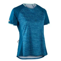 Rockrider MAILLOT MANCHES COURTES VELO VTT ST 100 FEMME TURQUOISE