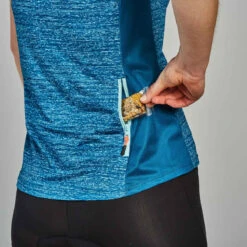 Rockrider MAILLOT MANCHES COURTES VELO VTT ST 100 FEMME TURQUOISE -Magasin De Vêtements De Sport maillot manches courtes vtt st 100 femme turquoise 9