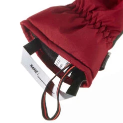 WEDZE MOUFLES DE SKI ENFANT 100 ROUGES -Magasin De Vêtements De Sport moufles de ski enfant 100 rouges 4