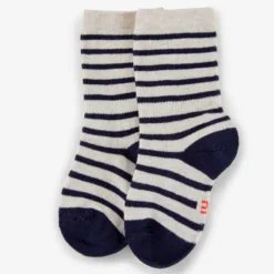 Lot De 5 Paires De Chaussettes Enfant - à Motifs -Magasin De Vêtements De Sport pack de 5 chaussettes montantes enfant basique bleu a motifs 5