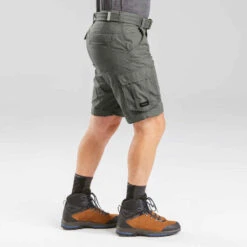 Pantalon Cargo Modulable De Trek Voyage - TRAVEL 100 MODUL Kaki Homme -Magasin De Vêtements De Sport pantalon cargo modulable de trek voyage travel 100 modul kaki homme 8