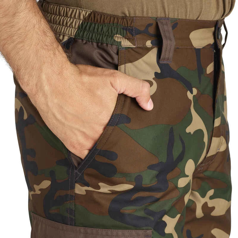 PANTALON CHASSE CHAUD IMPERMEABLE CAMO 100 9 PANTALON CHASSE CHAUD IMPERMEABLE CAMO 100 – Image 9