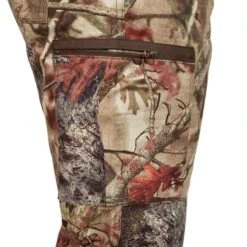 PANTALON CHASSE 100 RESPIRANT SILENCIEUX COTON CAMOUFLAGE FORET -Magasin De Vêtements De Sport pantalon chasse respirant 100 camouflage foret 5