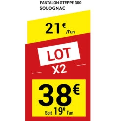 Pantalon Chasse Steppe 300 Bicolore