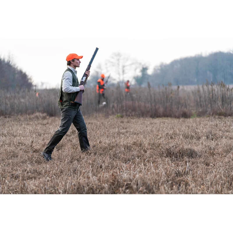 Pantalon Chasse Résistant Homme - Steppe 320 Vert Et Marron 5 Pantalon Chasse Résistant Homme - Steppe 320 Vert Et Marron – Image 5