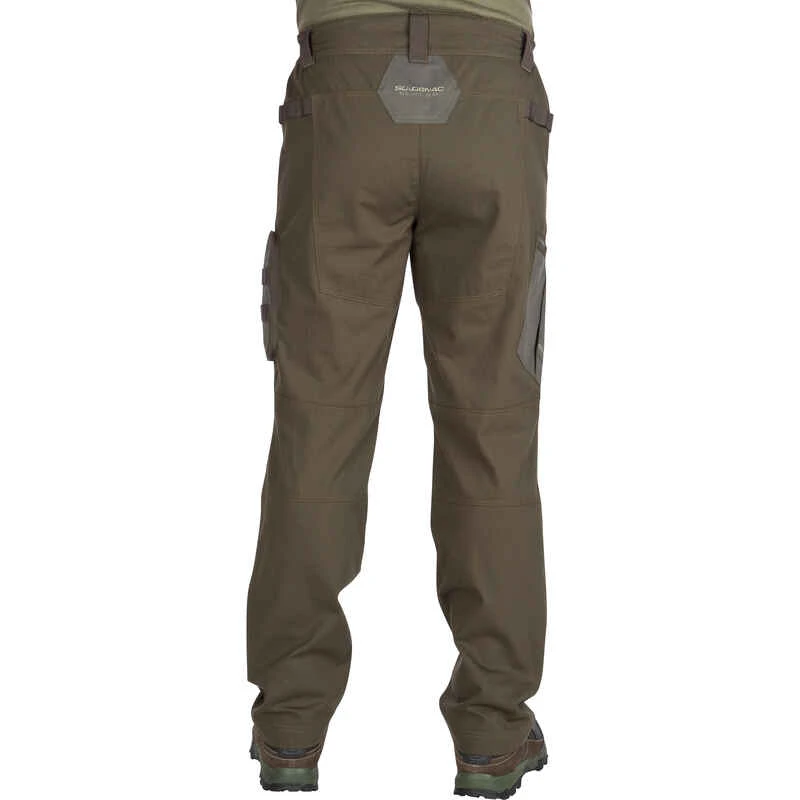 Pantalon Chasse Résistant Homme - Steppe 540 Vert 3 Pantalon Chasse Résistant Homme - Steppe 540 Vert – Image 3