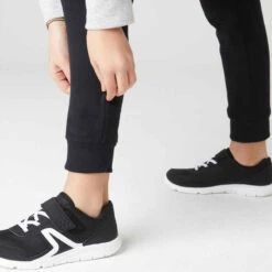 Pantalon De Jogging Chaud Enfant Fille - 500 Noir 11 Pantalon De Jogging Chaud Enfant Fille - 500 Noir -Magasin De Vêtements De Sport pantalon chaud 100 fille gym enfant gris clair imprime 3