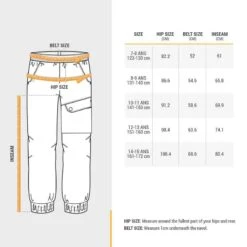 Quechua PANTALON CHAUD DÉPERLANT DE RANDONNÉE - SH100 X-WARM - ENFANT 7 - 15 ANS -Magasin De Vêtements De Sport pantalon chaud deperlant de randonnee sh100 x warm enfant 7 15 ans 3
