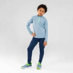 Pantalon De Jogging Enfant Chaud Synthétique Respirant - S500 Marine