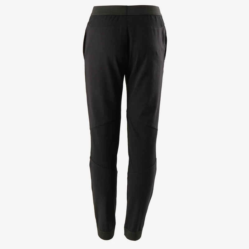 Pantalon Coton Respirant, Résistant Slim Léger 500 Garçon GYM ENFANT Noir 3 Pantalon Coton Respirant, Résistant Slim Léger 500 Garçon GYM ENFANT Noir – Image 3