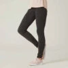 Pantalon Jogging Slim Fitness Femme - 520 Gris Chiné