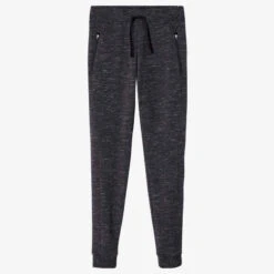 Pantalon Jogging Slim Fitness Femme - 520 Gris Chiné -Magasin De Vêtements De Sport pantalon de jogging 520 femme gris 4