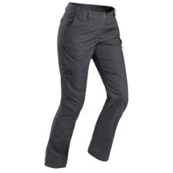 Pantalon De Trek Voyage - TRAVEL 100 Gris Femme