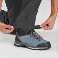 Pantalon De Trek Voyage - TRAVEL 100 Gris Femme -Magasin De Vêtements De Sport pantalon de trek voyage travel 100 kaki femme 9