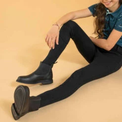 Pantalon équitation Enfant 100 Noir 8 Pantalon équitation Enfant 100 Noir -Magasin De Vêtements De Sport pantalon equitation enfant 100 noir 3