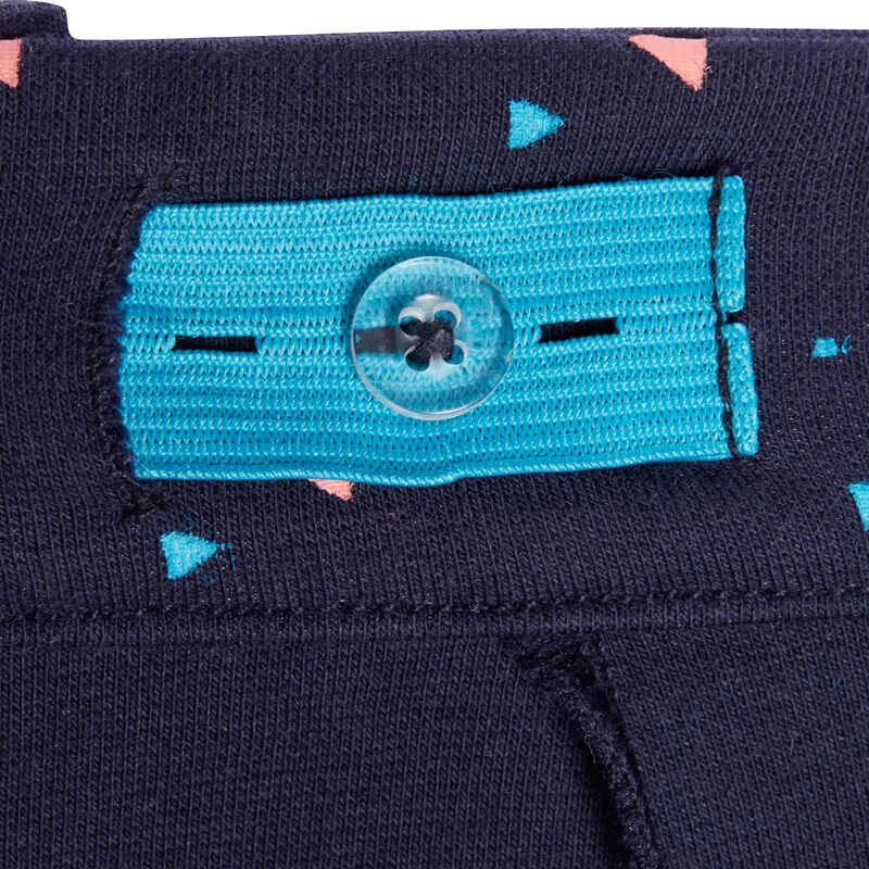 Pantalon équitation Fille 120 PRINT Marine à Points Rose 19 Pantalon équitation Fille 120 PRINT Marine à Points Rose – Image 19
