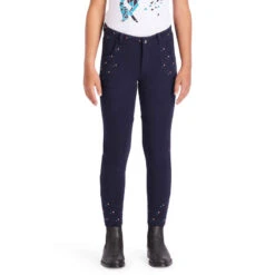 Pantalon équitation Fille 120 PRINT Marine à Points Rose 22 Pantalon équitation Fille 120 PRINT Marine à Points Rose -Magasin De Vêtements De Sport pantalon equitation fille 120 print marine a points rose 3
