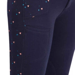 Pantalon équitation Fille 120 PRINT Marine à Points Rose 27 Pantalon équitation Fille 120 PRINT Marine à Points Rose -Magasin De Vêtements De Sport pantalon equitation fille 120 print marine a points rose 8