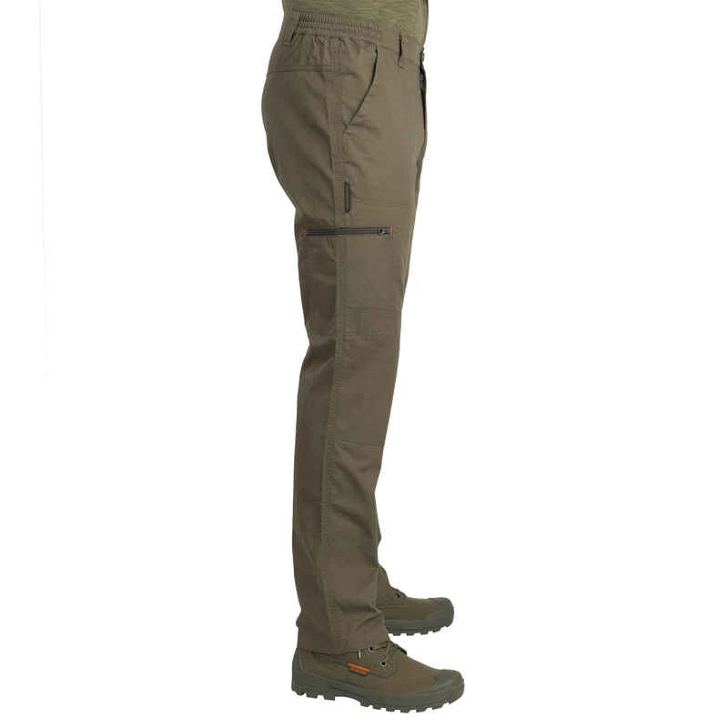 Pantalon Léger Chasse Homme - 100 Vert 5 Pantalon Léger Chasse Homme - 100 Vert – Image 5