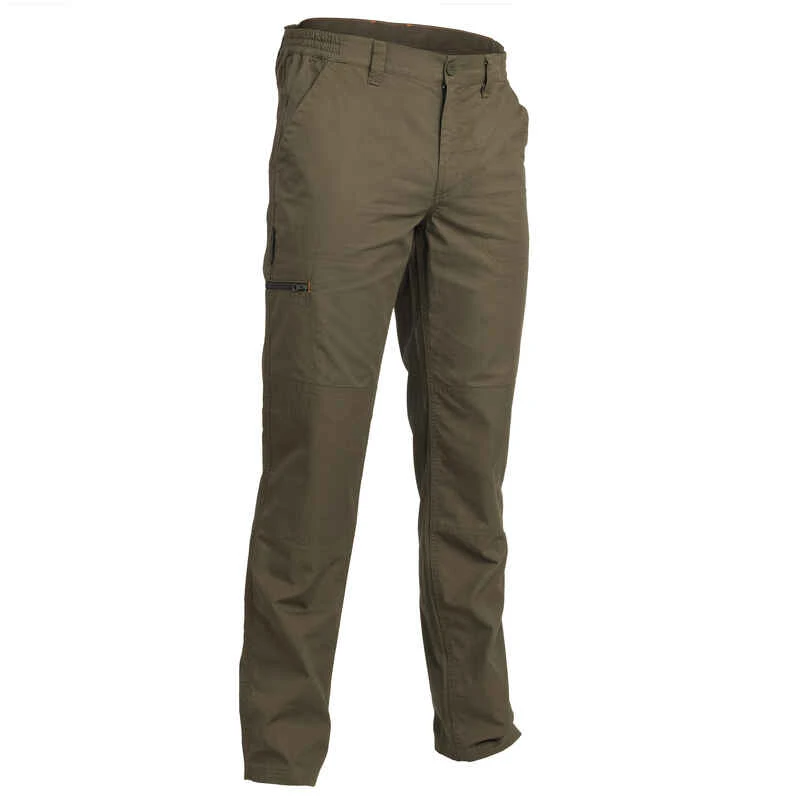 Pantalon Léger Chasse Homme - 100 Vert 1 Pantalon Léger Chasse Homme - 100 Vert