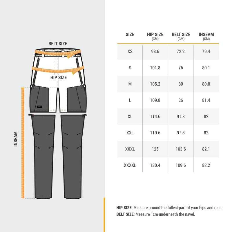 Pantalon Modulable 2 En 1 De Trek Montagne - MT500 - Femme 4 Pantalon Modulable 2 En 1 De Trek Montagne - MT500 - Femme – Image 4