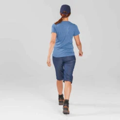 Pantalon Modulable De Trek Voyage - TRAVEL 100 Denim Bleu Femme 18 Pantalon Modulable De Trek Voyage - TRAVEL 100 Denim Bleu Femme -Magasin De Vêtements De Sport pantalon modulable de trek voyage travel 100 denim bleu femme 5
