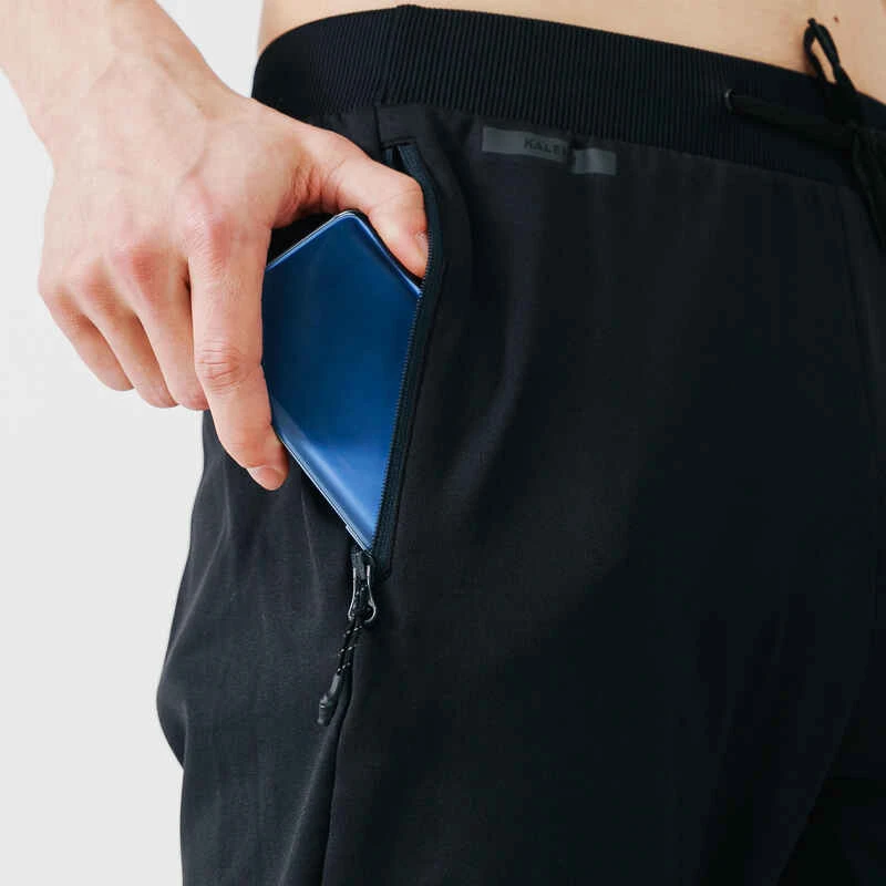 PANTALON DE RUNNING HOMME KALENJI WARM + NOIR 4 PANTALON DE RUNNING HOMME KALENJI WARM + NOIR – Image 4