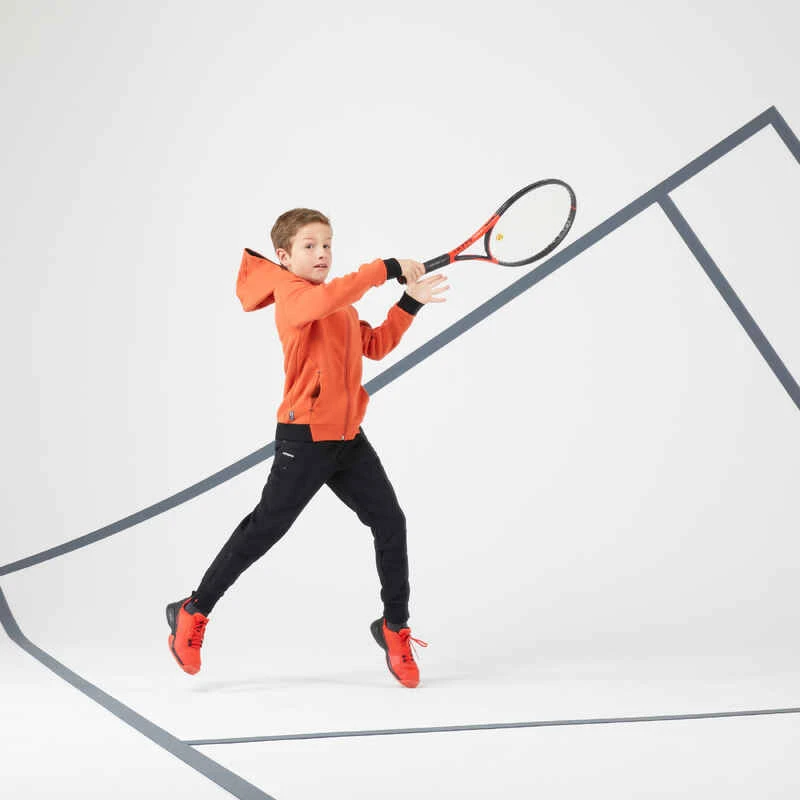 Artengo Pantalon Thermique Tennis 500 Enfant NOIR 2 Artengo Pantalon Thermique Tennis 500 Enfant NOIR – Image 2