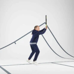 Artengo Pantalon Thermique Tennis Fille Bleu Marine