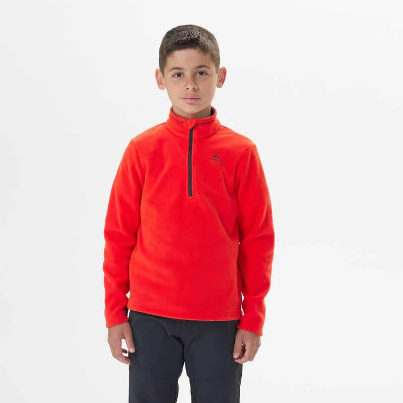 Quechua Polaire De Randonnée - MH100 Rouge - Enfant 7-15 Ans 3 Quechua Polaire De Randonnée - MH100 Rouge - Enfant 7-15 Ans – Image 3