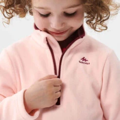 Quechua Polaire De Randonnée - MH100 Rose - Enfant 2-6 Ans -Magasin De Vêtements De Sport polaire de randonnee mh100 turquoise enfant 2 6 ans 4