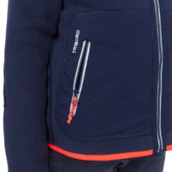 Tribord Veste Polaire Chaude Réversible Enfant Sailing 500 Navy Rose -Magasin De Vêtements De Sport polaire reversible enfant 500 reversible bleu fluo 8