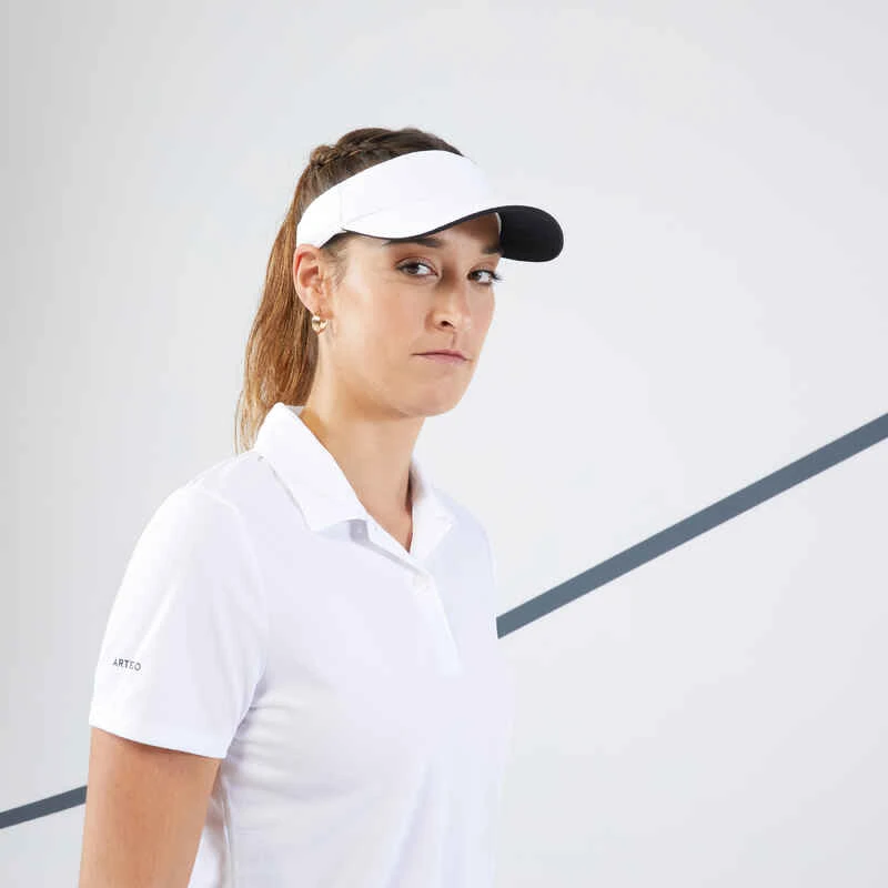Artengo Polo Tennis Dry Femme - Essentiel 100 Blanc 3 Artengo Polo Tennis Dry Femme - Essentiel 100 Blanc – Image 3